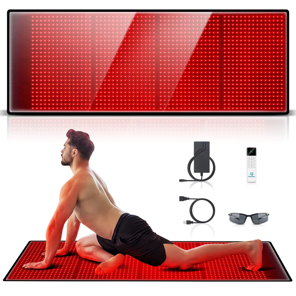 1440 Leds Red Infrared Light Therapy Mat 660Nm850Nm near Infrared Laight Device Large Pad 76"X 24"For Body Pain Relief Power 160W