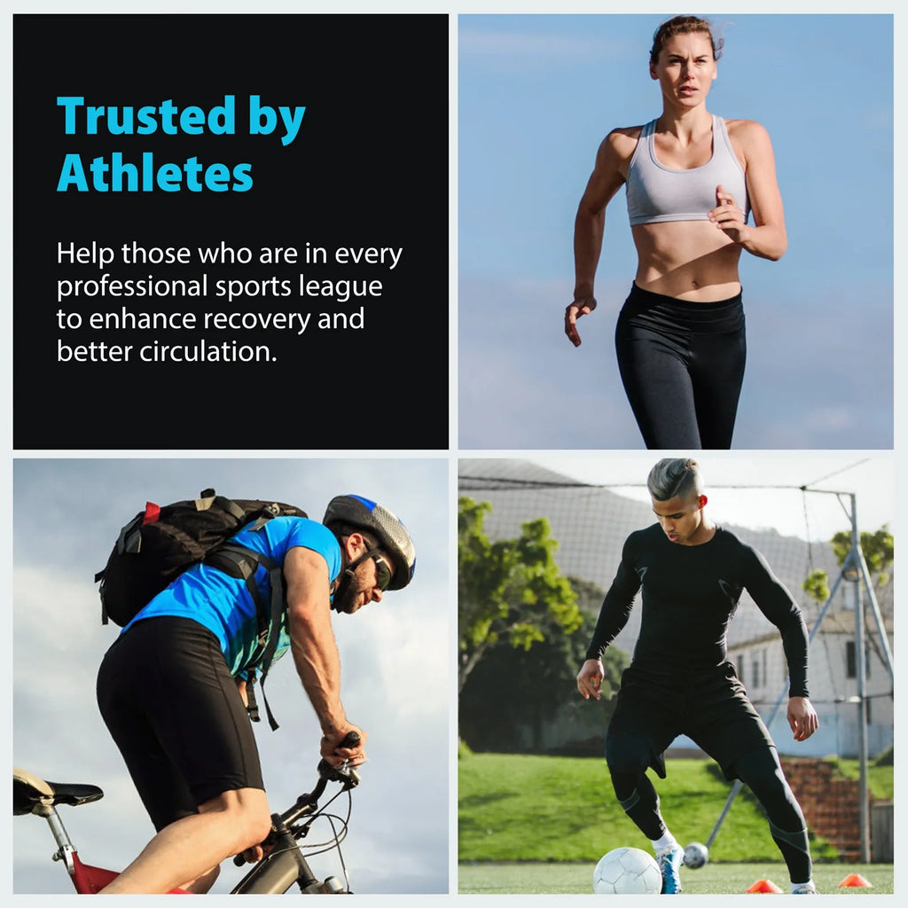 Leg Massager Recovery System for Athletes, Recovery Boots, Calf and Foot Compression Massager for Circulation and Pain Relief, FSA/HSA Eligible