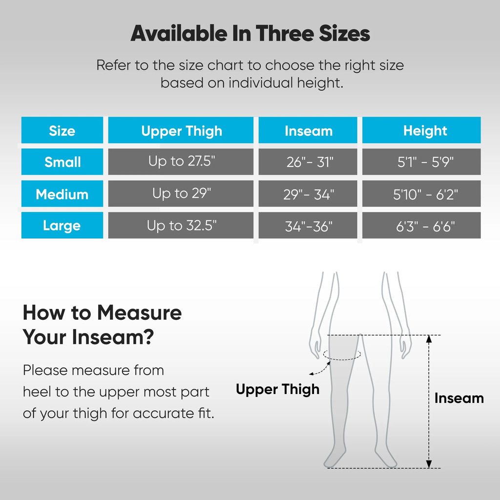 Air Compression Recovery System for plus Size, Calf &Thigh& Foot Air Massage Boots, for Blood Circulation and Fast Recovery FSA/HSA Eligible (Large)