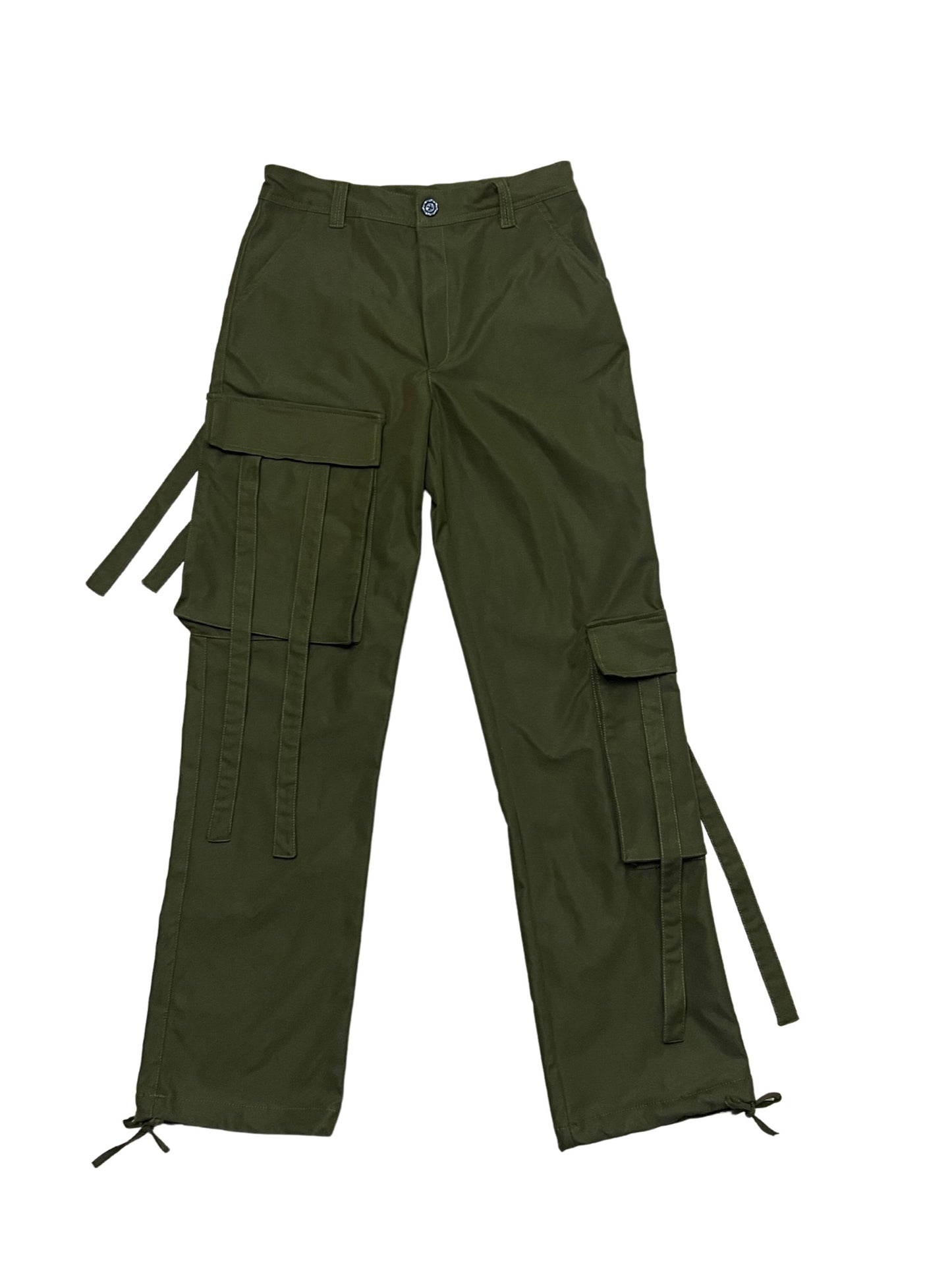 Bondage Strap Cargo Pants