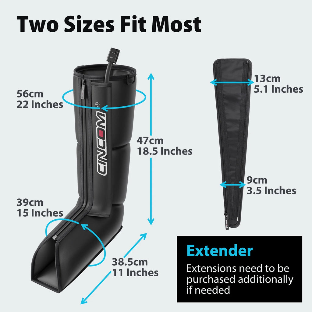 Leg Massager Recovery System for Athletes, Recovery Boots, Calf and Foot Compression Massager for Circulation and Pain Relief, FSA/HSA Eligible