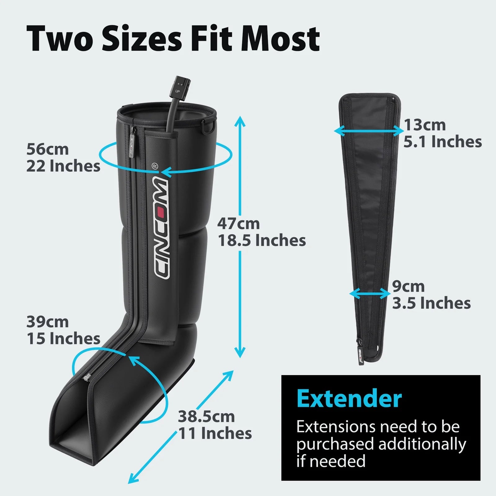 Leg Massager Recovery System for Athletes, Recovery Boots, Calf and Foot Compression Massager for Circulation and Pain Relief, FSA/HSA Eligible