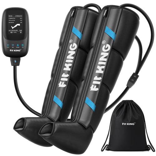 Air Compression Recovery System for plus Size, Calf &Thigh& Foot Air Massage Boots, for Blood Circulation and Fast Recovery FSA/HSA Eligible (Large)